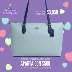 Bolsa Coach Azul Cielo