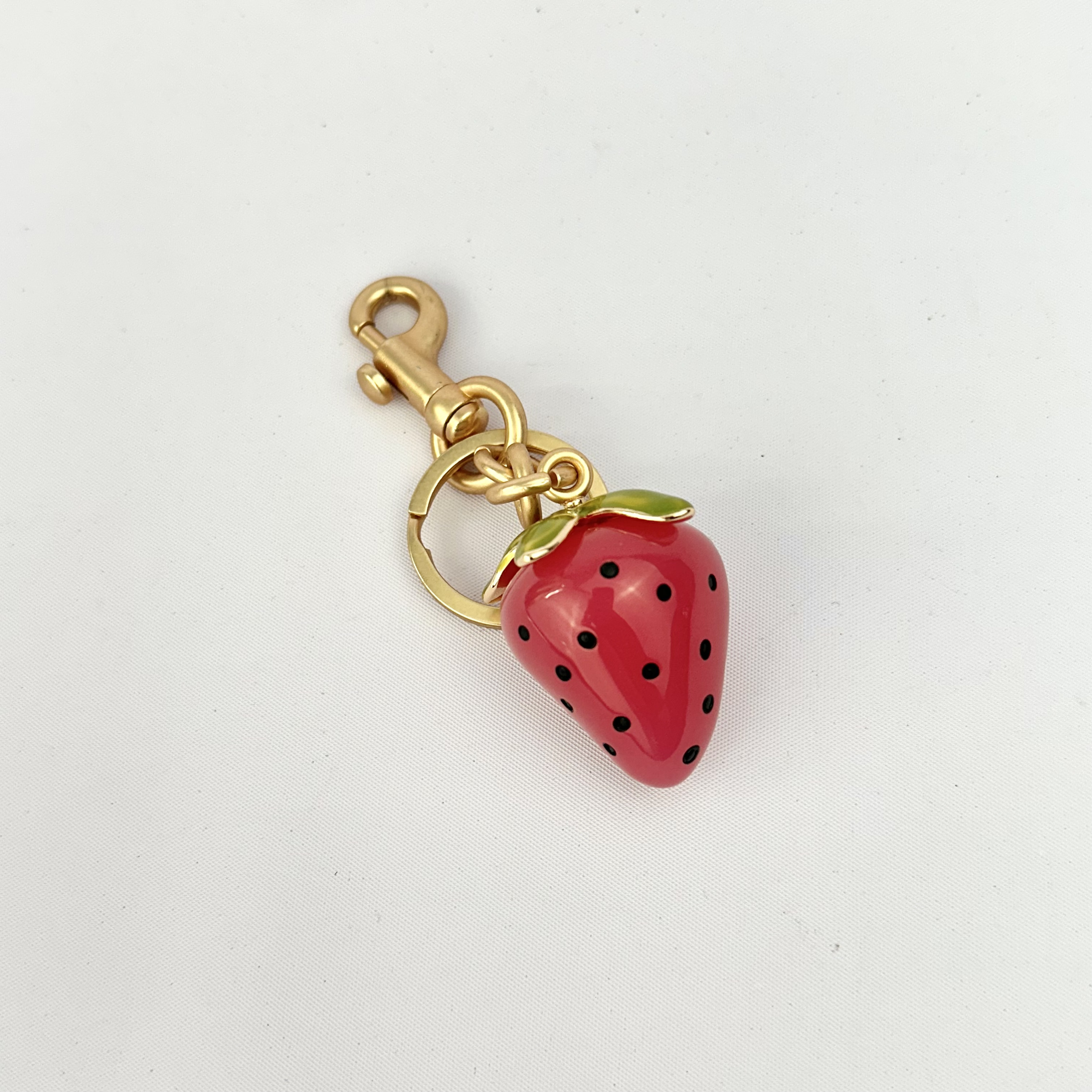 Charm Gold Strawberry